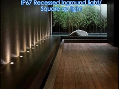 Ρυθμιζόμενα υπόγεια εξωτερικά φώτα LED για οδική οδό