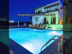 JPY160-AC Το πιο πρόσφατο Super Thin 32mm 10W AC12V LED υποβρύχιο φως πισίνας