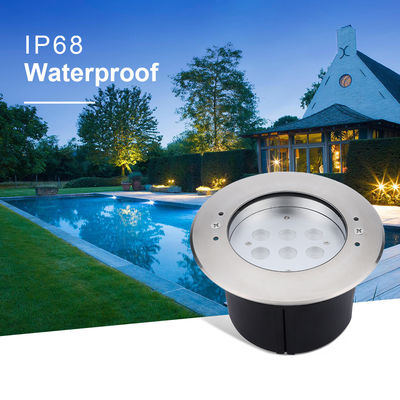 Φωτιστικά πισίνας υποβρύχια LED 6W12W Μονόχρωμα DC24V ΔΙΑ170MM ABS Μαύρο Πίσω Κουτί