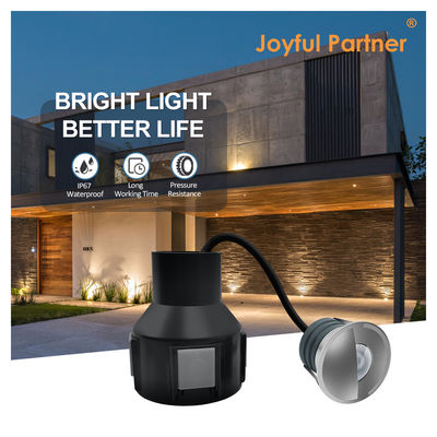 LED υπόγεια φώτα 1W 2W DC12/24V IP67 Αλουμινίου Σώμα Ατσάλινο Καλυμμένο Πρόσωπο