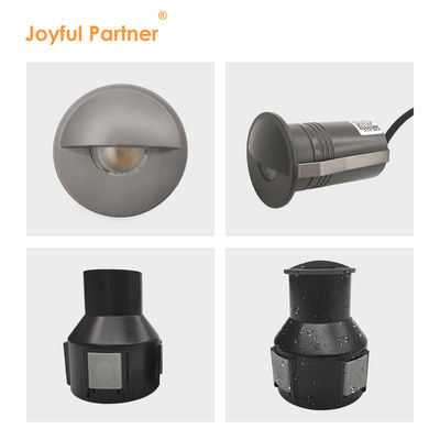 Υπόγεια θαμμένα φώτα 3W Αδιάβροχα 24V Ζεστά λευκά Για εξωτερικό τοπίο