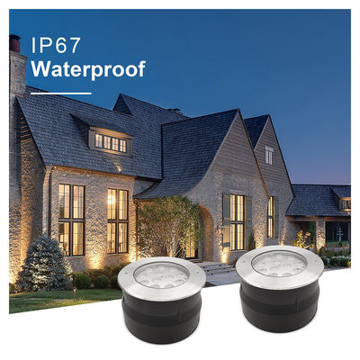 ποιότητας  IP67 LED Underground Light 12W 24W 36W DIA185MM RGB3in1 3000K Warm White For Garden Park Plaza εργοστάσιο