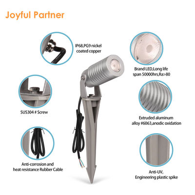 DC 24V 10W Led Spot Spike Yard Light RGBW 4in1 Φορητό αδιάβροχο εξωτερικό φωτισμό