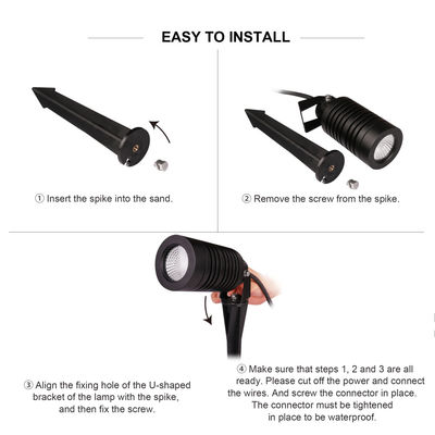 Υδατοασφαλείς λαμπτήρες εξωτερικού τοπίου LED IP66 14W COB