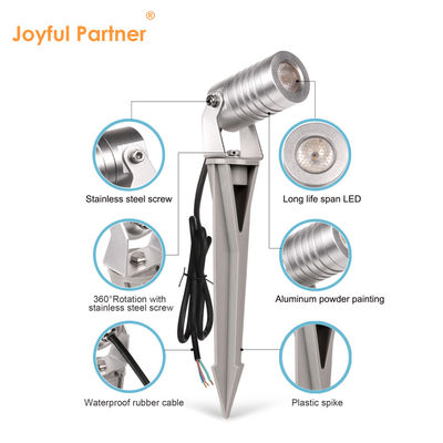 LED Spike 1w 2w 3w Outdoor Garden Spotlight Yard Landscape Light για το γκαζόν δέντρων