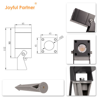 IP65 LED φωτεινό σημείο κήπου εξωτερικό γκαζόν τετράγωνο LED φωτεινό σημείο