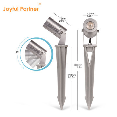 Θερματικά λευκά 3W εξωτερικά φώτα IP65 LED φώτα κήπου