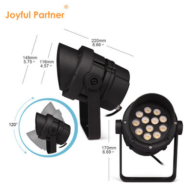 Υψηλή φωτεινότητα Στρογγυλό εξωτερικό RGB LED Φώτα IP65 LED Τοπίο Δέντρο