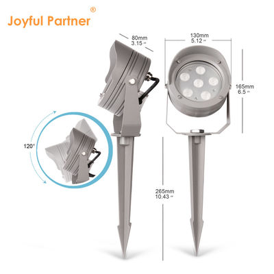 Αλουμινίου κράμα LED κήπο Spot Light IP65 Αδιάβροχο εξωτερικό λαστιχάκι Spotlight
