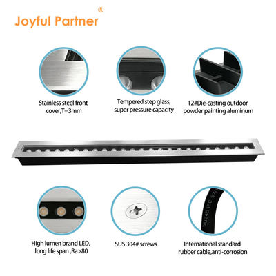 24W DC 24V LED υπόγειο φως Αδιάβροχο θαμμένο ανάχωμα πάτωμα φωτισμός κατάστρωμα