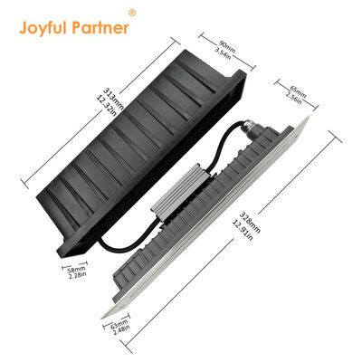 6W 12W Κήπος Ενσωματωμένο Γραμμικό Φωτισμό Ζεστό Λευκό SUS 316 Μέγεθος 328MM Για εξωτερική χρήση