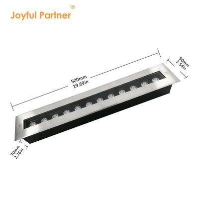 500mm LED υπόγειο φως 12W 24W Built εξωτερικό πλυντήριο τοίχων LED φωτισμός