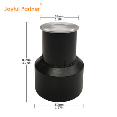 IP67 Ενδοδαπέστερο φως Μίνι θαμμένα φώτα 12V 24V Θερμό λευκό DIA45MM Παγωμένο γυαλί χωρίς φακούς