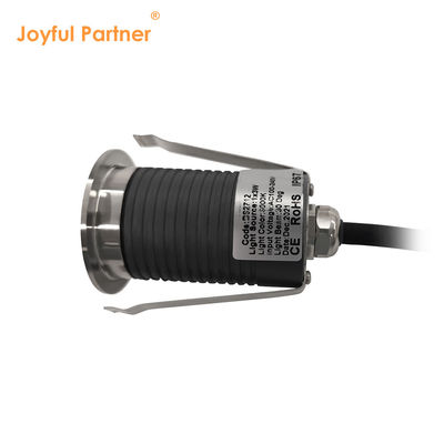 IP67 Ενδοδαπέστερο φως Μίνι θαμμένα φώτα 12V 24V Θερμό λευκό DIA45MM Παγωμένο γυαλί χωρίς φακούς