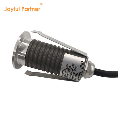 Μίνι IP67 Υπόγειο Φως Αδιάβροχο Μονόχρωμο 3000K Ανοξείδωτο Ατσάλι 1W 3W Χωνευτή Εγκατάσταση