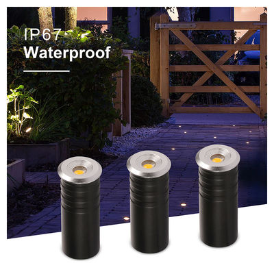 Μίνι IP67 1W CREE XPE LED Ενιαίο χρώμα φωτισμός εξωτερικού θαμμένου λαμπτήρα σκάλας φωτισμός