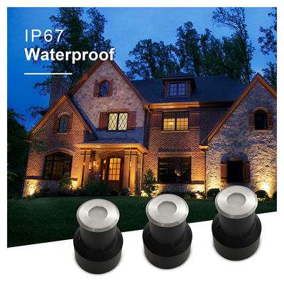 Μίνι φωτισμός 12V 24V 1W 2W LED μονόχρωμο DIA 38MM για πλατεία κήπου