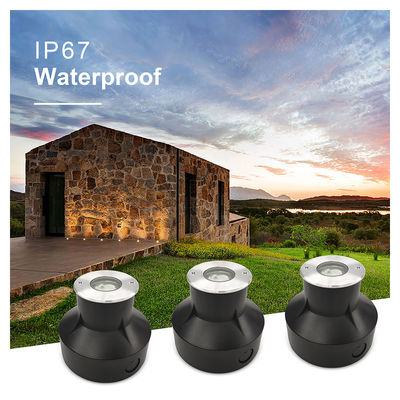 1W 3000k θερμό λευκό LED υπόγειο φως IP67 θαμμένο στο έδαφος