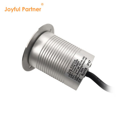 Στο έδαφος Ενσωματωμένο φωτισμό 1W 2W 3000k Θερμό λευκό IP67 Καλή διάσπαση θερμότητας Αλουμινίου σώμα