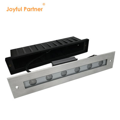 IP67 Αδιάβροχο Γραμμικό Φωτεινό SS Κάλυψη Θερμό Λευκό 12W DMX512 Ατσάλι