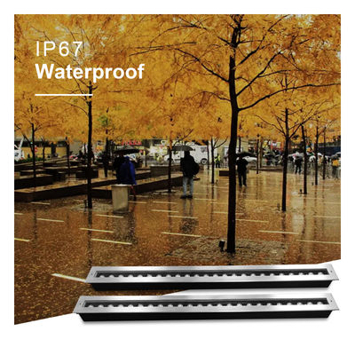 Γραμμικό υπόγειο φως LED 1000MM IK08 RA85 24*1W 24*2W Για έργο φωτισμού κτιρίων