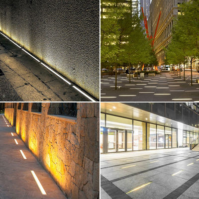 Ενδοδαπέστερο γραμμικό φως με φως 1 μέτρο μήκος 24W 48W IP67 Δυνατότητα ελέγχου DMX για εξωτερικό κήπο