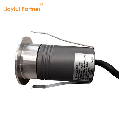 3W 3000K LED Ενδοεδαφική φωτεινότητα Φως τοπίου φωτισμός καταστρώματος