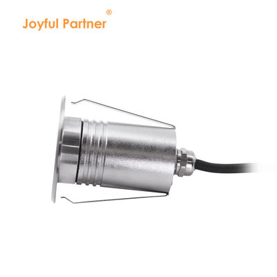 Μίνι μειωμένο 1W 2W LED υπόγειο φωτισμό πισίνας IP68 3000k 12V / 24V DC