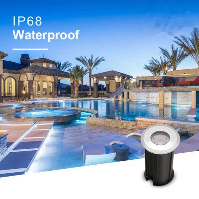 1W IP68 Ανερόστερα υποβρύχια φώτα 316SS 12V 24V LED φώτα πισίνων 2700k - 6500k