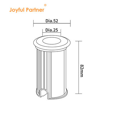 Αδιάβροχα Υποβρύχια Φώτα DC12V 24V 316 Ανοξείδωτο Ατσάλι Γεμισμένα με Ρητίνη 3W RGB3σε1