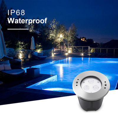 3W Αδιάβροχο IP68 LED Υδροβόλο Φως πισίνας 316 SS RGB DMX512 Φως λίμνης