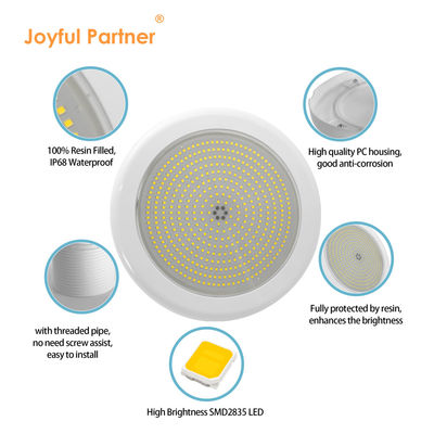 42W 12VAC υποβρύχια LED φωτιστικά πισίνας IP68 Φωτιστικό πισίνας LED RGB