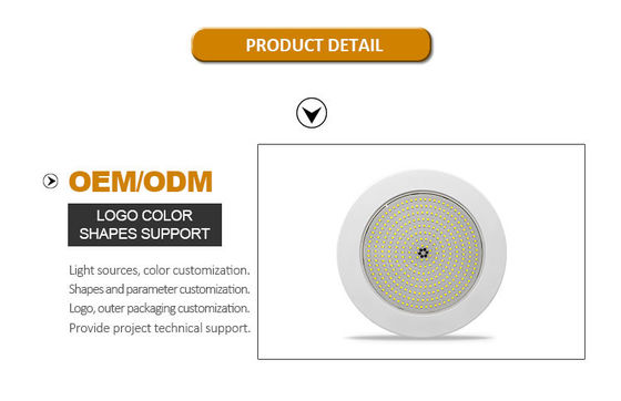 42W 12VAC υποβρύχια LED φωτιστικά πισίνας IP68 Φωτιστικό πισίνας LED RGB