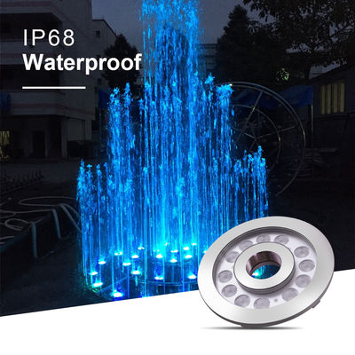 Φωτισμός κυκλώματος LED IP68 24W από ανοξείδωτο χάλυβα Φως υποβρύχιο