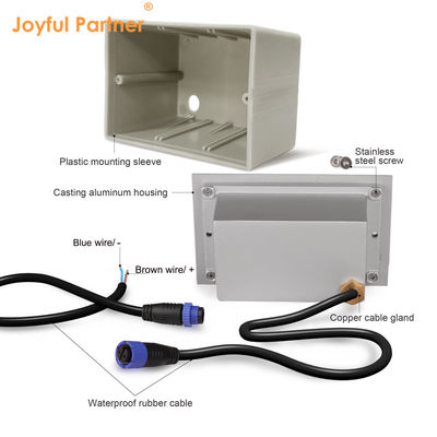 Διάμετρος IP65 Φωτός τοίχου LED 12V 24V Ζεστό Λευκό Φωτό τοίχου LED