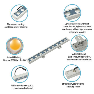 IP65 Αδιάβροχο φως LED για πλυντήριο τοίχων υψηλής τάσης 110V 220V LED City Color Light