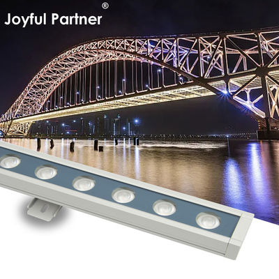 24W Rgbw LED τοίχο πλυντήριο φωτός γραμμικό 2700k - 6500k Ανερό για το κτίριο