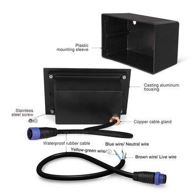 SMD 6W LED Φωτισμός τοίχου IP65 Φωτισμός δαπέδου θαμμένος Εξωτερικά φώτα LED