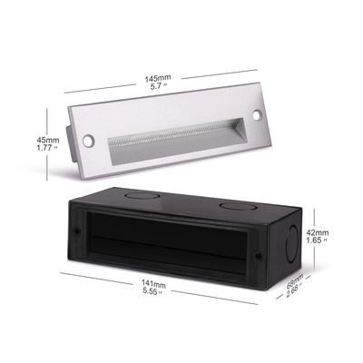 Αρθρογωνία θαμμένα φώτα LED Wall Pack 220VAC 5W Θερματικά λευκά φώτα LED Walkway