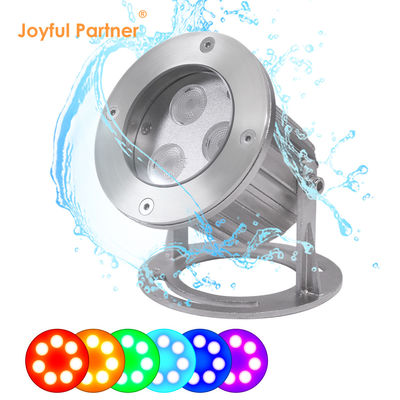 IP68 RGB Φωτιστικά φώτων LED υποβρύχια Φωτιστικά φώτα LED από ανοξείδωτο χάλυβα