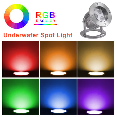 IP68 RGB Φωτιστικά φώτων LED υποβρύχια Φωτιστικά φώτα LED από ανοξείδωτο χάλυβα