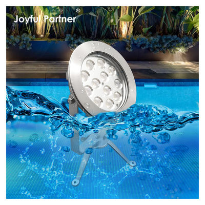24V DC RGB φωτισμός πισίνας IP68 Ατσάλινη κηλίδα LED Φώτα πηγή λίμνης