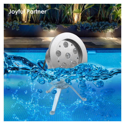 Λυχνία σιντριβανιού LED 6*2W RGB DMX Ανοξείδωτο ατσάλι 316 Σώμα DC12V/24V IP68 Για πισίνες