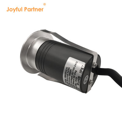 Φωτισμός επιπέδου 12V 24V 2W 3W πλάγια εκπομπή 55 διαμέτρου με εμπρόσθιο κάλυμμα από ανοξείδωτο χάλυβα