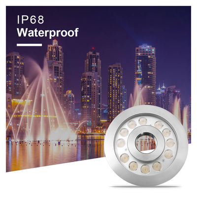 Υψηλής ισχύος LED φως πηγάδι IP68 από ανοξείδωτο χάλυβα με τρύπα στο κέντρο