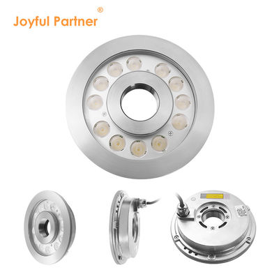 IP68 LED φως σιντριβάνης 36W από ανοξείδωτο χάλυβα 3 σε 1 RGB υποβρύχιο φως