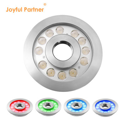 IP68 LED φως σιντριβάνης 36W από ανοξείδωτο χάλυβα 3 σε 1 RGB υποβρύχιο φως