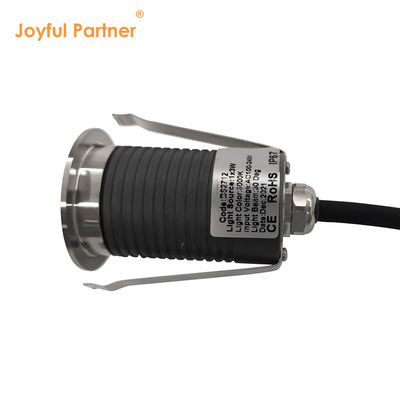 Φώτα υπόγεια LED από ανοξείδωτο χάλυβα 1W 2W AC/DC 2700K-6000K DIA38MM