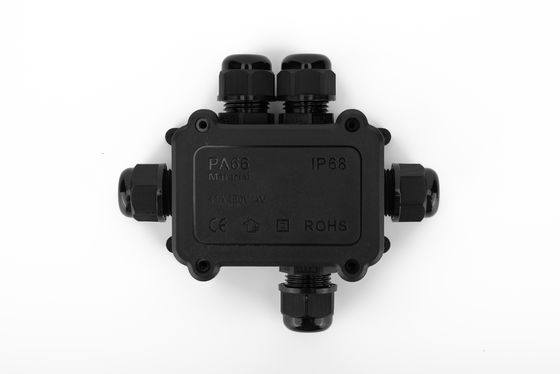 IP68 Εξωτερικό καλώδιο νάιλον Ηλεκτρικό αδιάβροχο κουτί διασταύρωσης 2/3/4/5/6 οδών Συνδετήρα πλαστικό κουτί