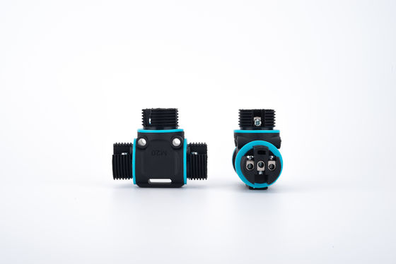 Γρήγορη εγκατάσταση IP68 Αδιάβροχο πλαστικό 2/3 πινς θηλυκό κυκλικό σύνδεσμο Ηλεκτρικός μετατροπέας